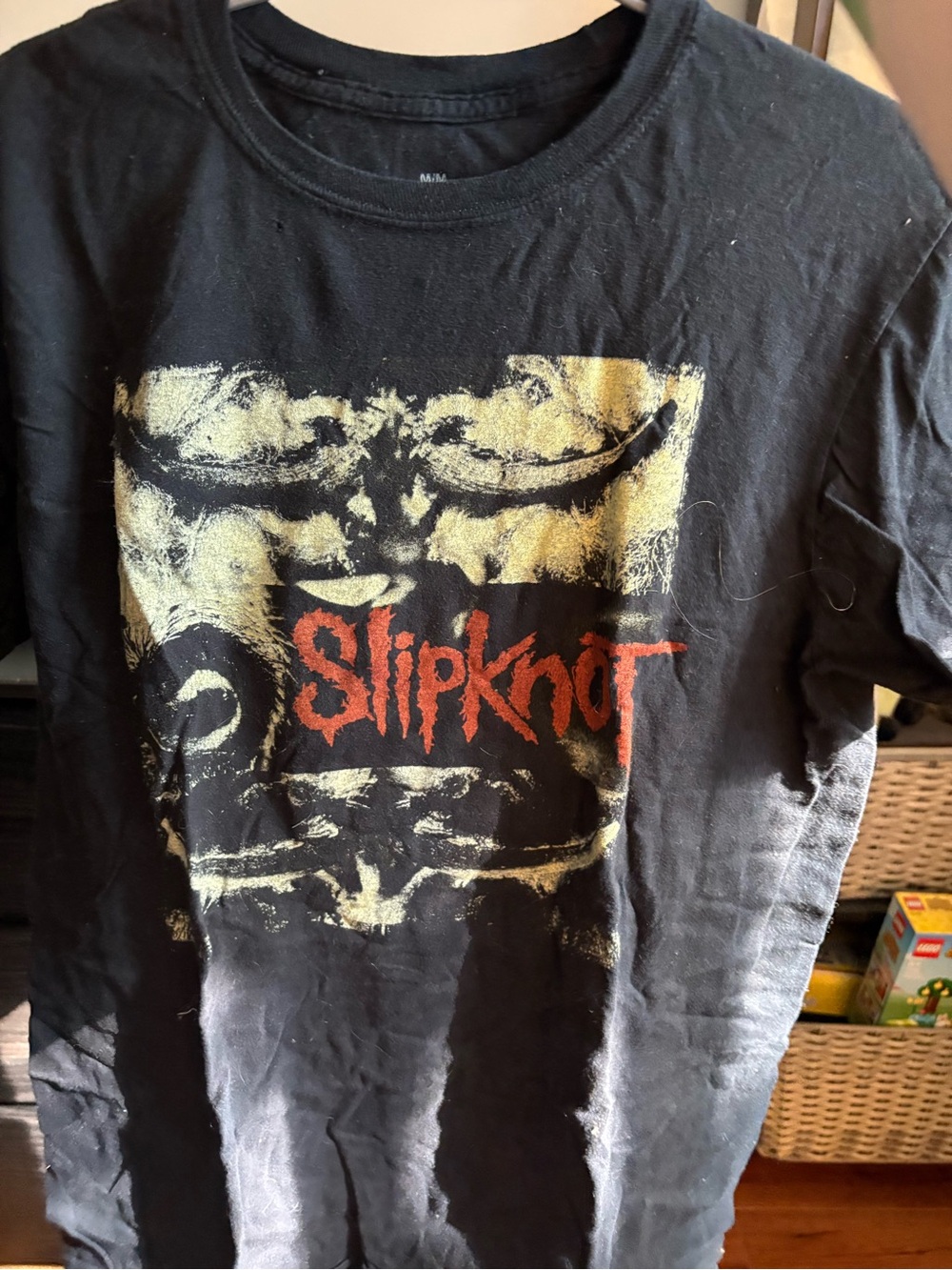 Black Graphic Band Tee - Men's Slipknot Band Tee